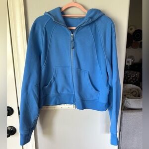 Lululemon Full Zip Blue Scuba Hoodie